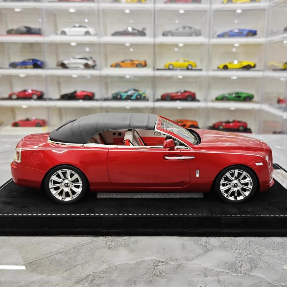 [Henson & Heaven] 1:18 Rolls-Royce 2015 Dawn Red Model Car Resin