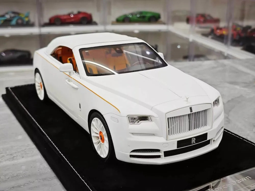 [Henson & Heaven] 1:18 Rolls-Royce 2015 Dawn White Model Car Resin