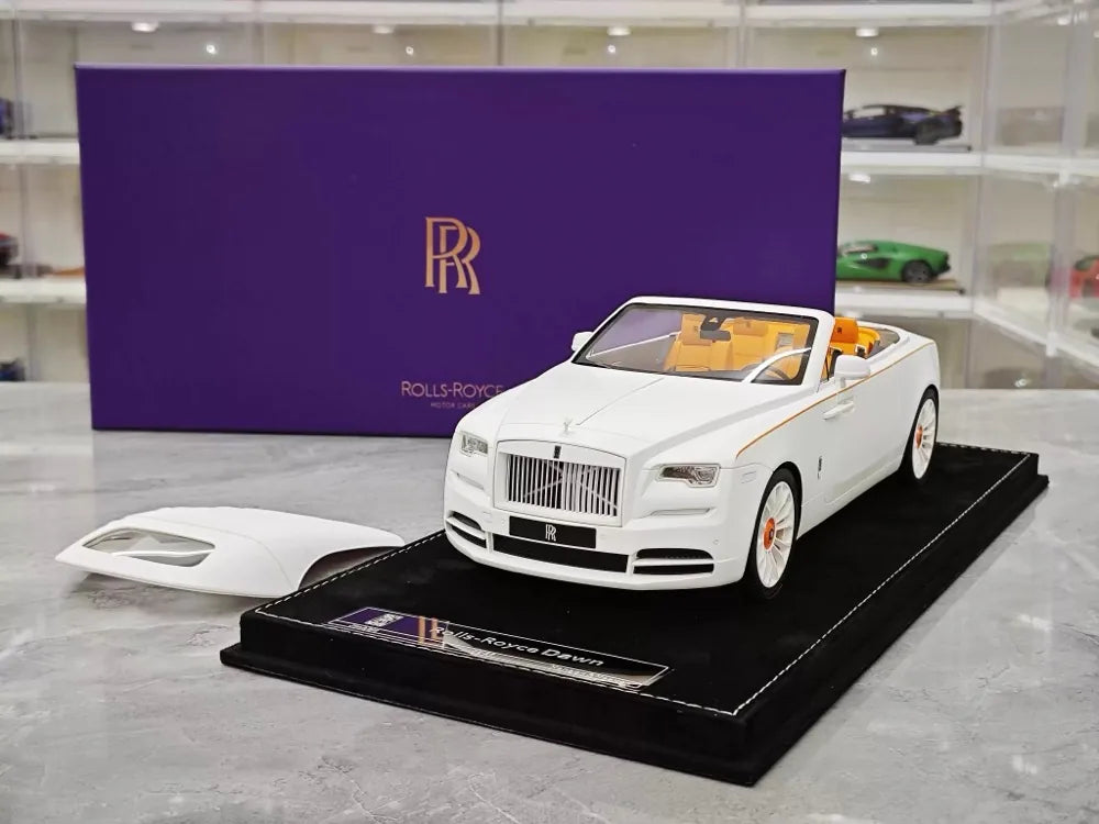 [Henson & Heaven] 1:18 Rolls-Royce 2015 Dawn White Model Car Resin
