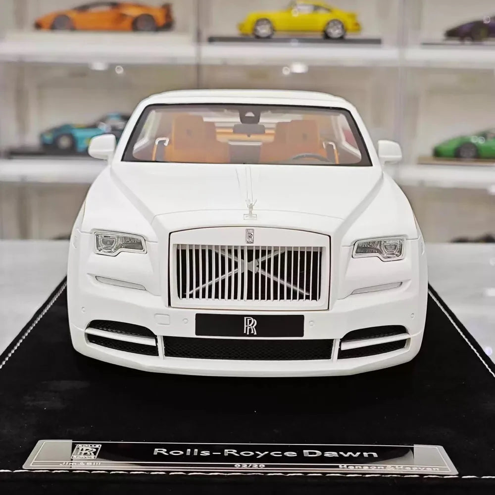 [Henson & Heaven] 1:18 Rolls-Royce 2015 Dawn White Model Car Resin