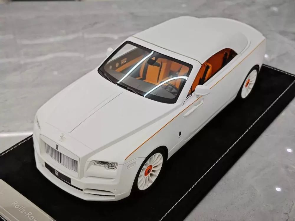 [Henson & Heaven] 1:18 Rolls-Royce 2015 Dawn White Model Car Resin