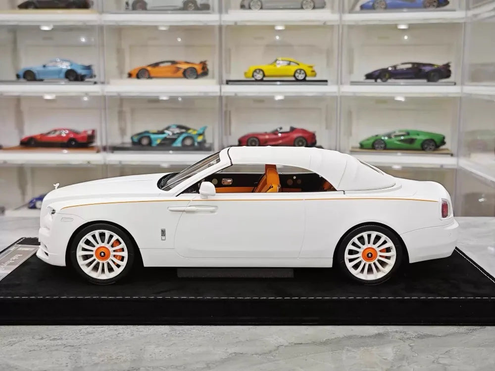 [Henson & Heaven] 1:18 Rolls-Royce 2015 Dawn White Model Car Resin