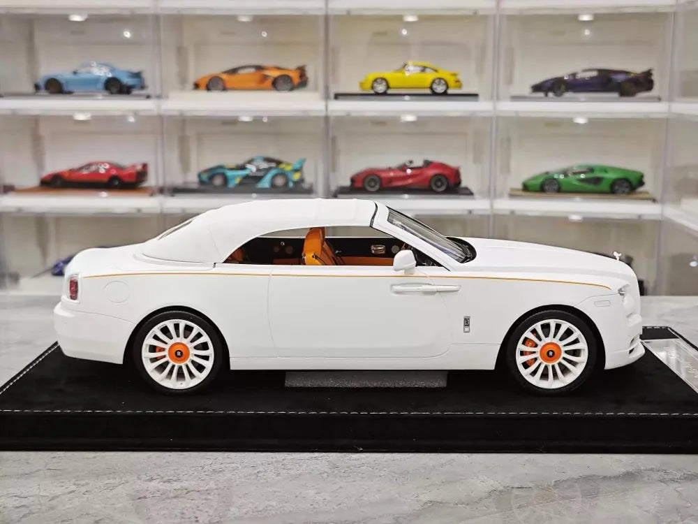 [Henson & Heaven] 1:18 Rolls-Royce 2015 Dawn White Model Car Resin