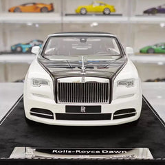[Henson & Heaven] 1:18 Rolls-Royce 2015 Dawn ホワイト & ブラック モデルカー レジン