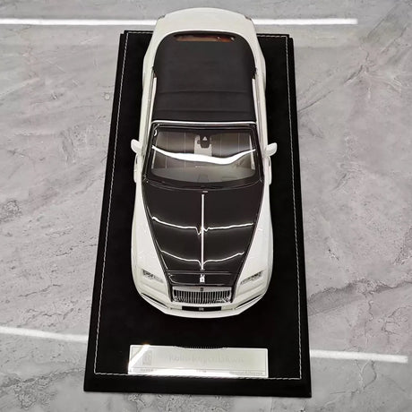 [Henson & Heaven] 1:18 Rolls-Royce 2015 Dawn White & Black Model Car Resin