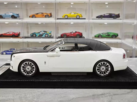 [Henson & Heaven] 1:18 Rolls-Royce 2015 Dawn White & Black Model Car Resin