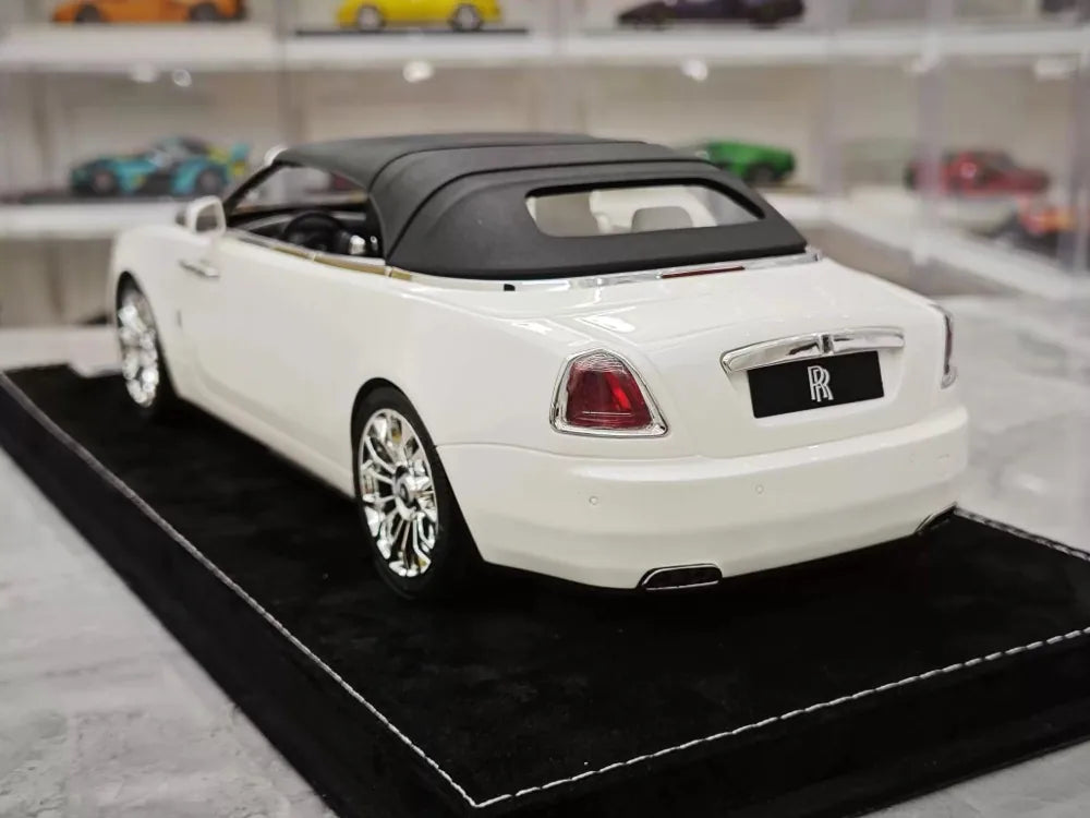 [Henson & Heaven] 1:18 Rolls-Royce 2015 Dawn bianco & nero modellino di auto resina