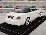[Henson & Heaven] 1:18 Rolls-Royce 2015 Dawn bianco & nero modellino di auto resina