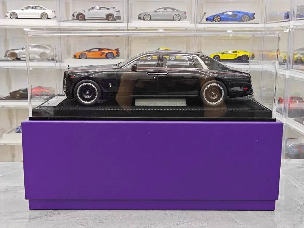 [Henson & Heaven] 1:18 Rolls-Royce 2017 Phantom VIII Black Model Car Resin