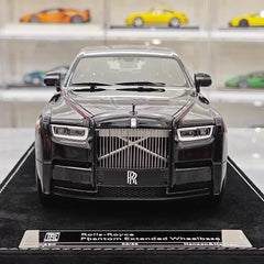 [Henson & Heaven] 1:18 Rolls-Royce 2017 Phantom VIII Black Model Car Resin