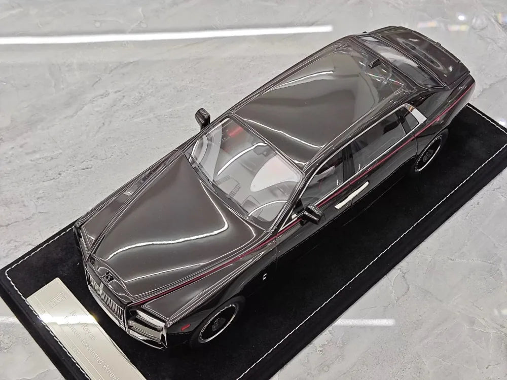 [Henson & Heaven] 1:18 Rolls-Royce 2017 Phantom VIII Black Model Car Resin