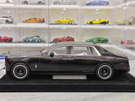 [Henson & Heaven] 1:18 Rolls-Royce 2017 Phantom VIII Black Model Car Resin