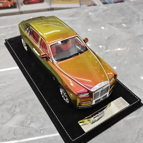[Henson & Heaven] 1:18 Rolls-Royce 2017 Phantom VIII Chameleon Gold Green Model Car Resin