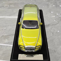 [Henson & Heaven] 1:18 Rolls-Royce 2017 Phantom VIII Metallic Lime Green Model Car Resin