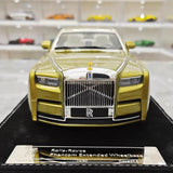 [Henson & Heaven] 1:18 Rolls-Royce 2017 Phantom VIII Olive Green Metallic Model Car Resin