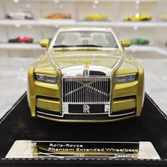 [Henson & Heaven] 1:18 Rolls-Royce 2017 Phantom VIII Olive verde metallizzato modellino di auto resina