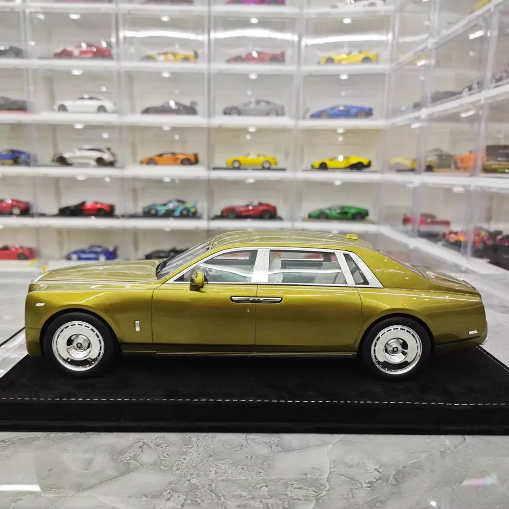 [Henson & Heaven] 1:18 Rolls-Royce 2017 Phantom VIII Olive verde metallizzato modellino di auto resina