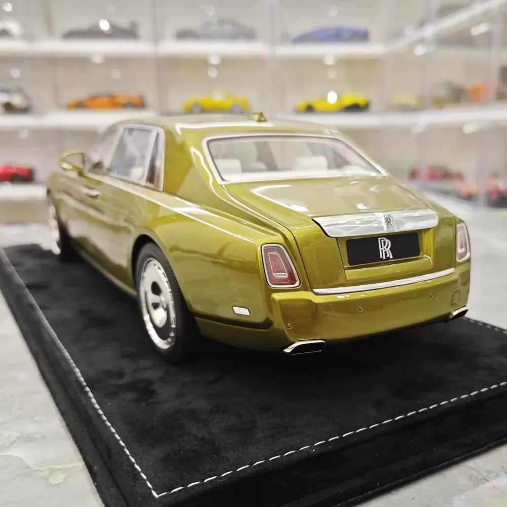 [Henson & Heaven] 1:18 Rolls-Royce 2017 Phantom VIII Olive verde metallizzato modellino di auto resina