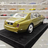 [Henson & Heaven] 1:18 Rolls-Royce 2017 Phantom VIII Olive Green Metallic Model Car Resin
