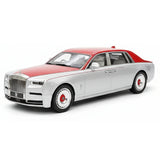 [Henson & Heaven] 1:18 Rolls-Royce 2017 Phantom VIII White & Red Model Car Resin