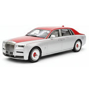 Henson & Heaven Rolls-Royce 2017 Phantom VIII blanc et rouge 1:18 – voiture miniature de collection en résine