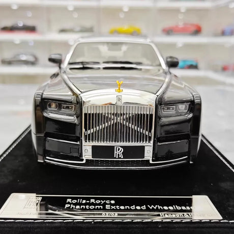 [Henson & Heaven] 1:18 Rolls-Royce 2017 Phantom VIII Extended Wheelbase Black Model Car Resin