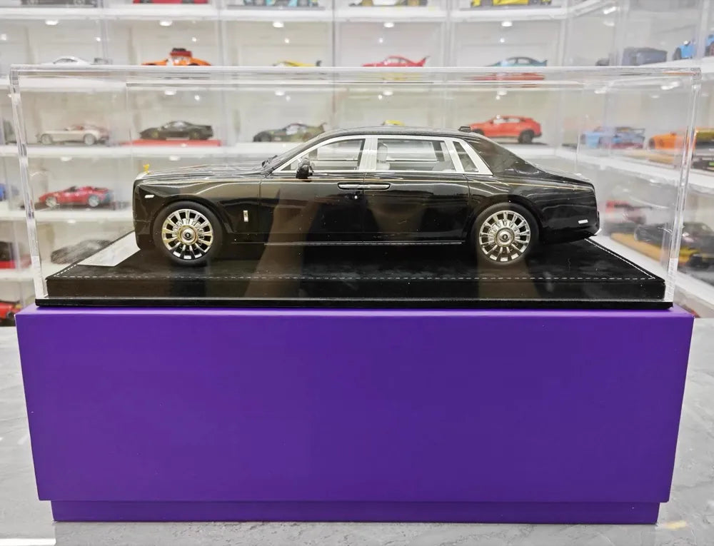 [Henson & Heaven] 1:18 Rolls-Royce 2017 Phantom VIII Extended Wheelbase Black Model Car Resin