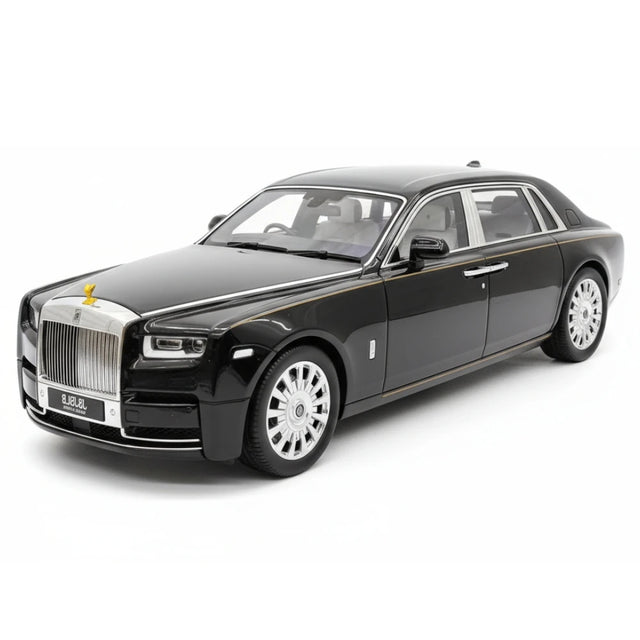 [Henson & Heaven] 1:18 Rolls-Royce 2017 Phantom VIII Extended Wheelbase Black Model Car Resin