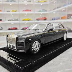 [Henson & Heaven] 1:18 Rolls-Royce 2017 Phantom VIII Extended Wheelbase Black Model Car Resin