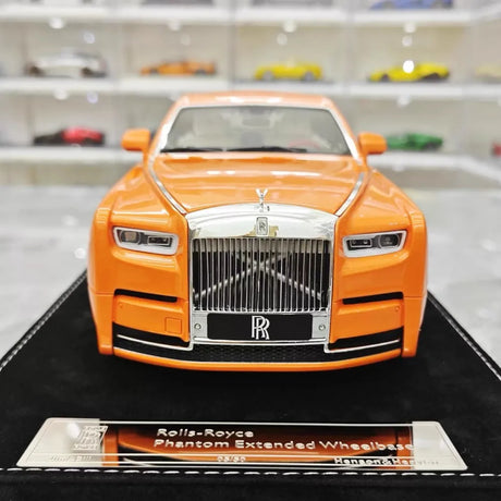 [Henson & Heaven] 1:18 Rolls-Royce 2017 Phantom VIII Extended Wheelbase Orange Model Car Resin