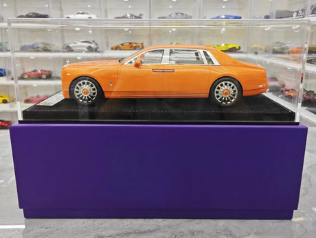 [Henson & Heaven] 1:18 Rolls-Royce 2017 Phantom VIII Extended Wheelbase Orange Model Car Resin