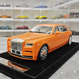 [Henson & Heaven] 1:18 Rolls-Royce 2017 Phantom VIII Extended Wheelbase Orange Model Car Resin