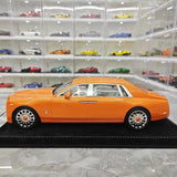 [Henson & Heaven] 1:18 Rolls-Royce 2017 Phantom VIII Extended Wheelbase Orange Model Car Resin