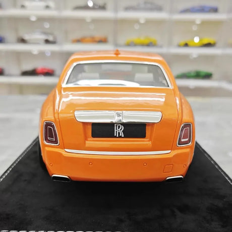 [Henson & Heaven] 1:18 Rolls-Royce 2017 Phantom VIII Extended Wheelbase Orange Model Car Resin