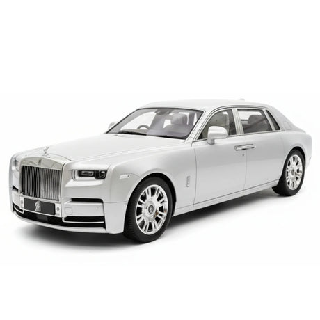 [Henson & Heaven] 1:18 Rolls-Royce 2017 Phantom VIII Extended Wheelbase Silver Model Car Resin