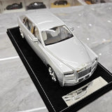 [Henson & Heaven] 1:18 Rolls-Royce 2017 Phantom VIII Extended Wheelbase シルバー モデルカー レジン