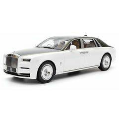 [Henson & Heaven] 1:18 Rolls-Royce 2017 Phantom VIII Extended Wheelbase White Black Model Car Resin