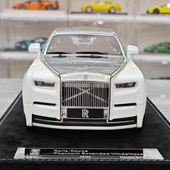 [Henson & Heaven] 1:18 Rolls-Royce 2017 Phantom VIII Extended Wheelbase White Black Model Car Resin