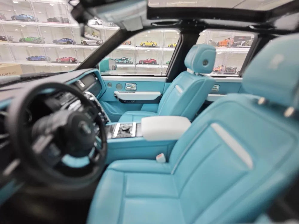 [Henson & Heaven] 1:18 Rolls-Royce 2018 Cullinan Blue Model Car Resin