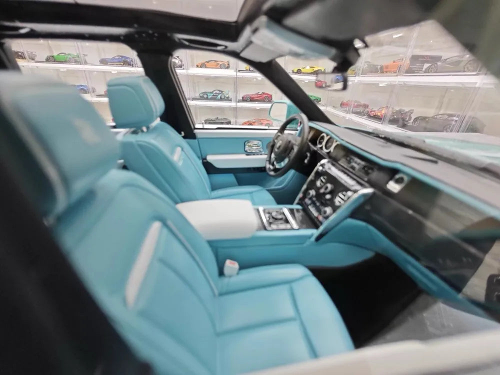 [Henson & Heaven] 1:18 Rolls-Royce 2018 Cullinan Blue Model Car Resin
