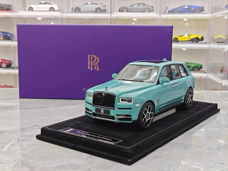 [Henson & Heaven] 1:18 Rolls-Royce 2018 Cullinan Blue Model Car Resin