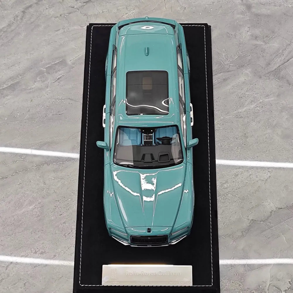 [Henson & Heaven] 1:18 Rolls-Royce 2018 Cullinan Blue Model Car Resin