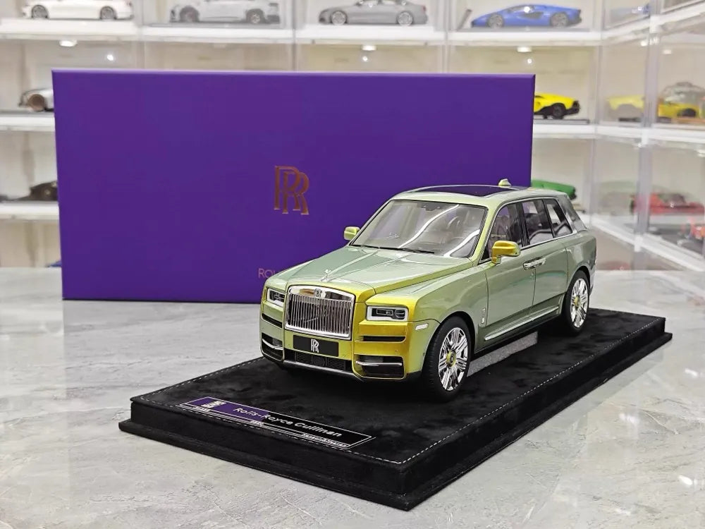 [Henson & Heaven] 1:18 Rolls-Royce 2018 Cullinan Gold Model Car Resin