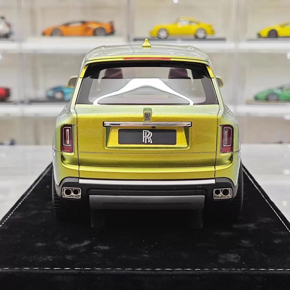 [Henson & Heaven] 1:18 Rolls-Royce 2018 Cullinan Gold Model Car Resin