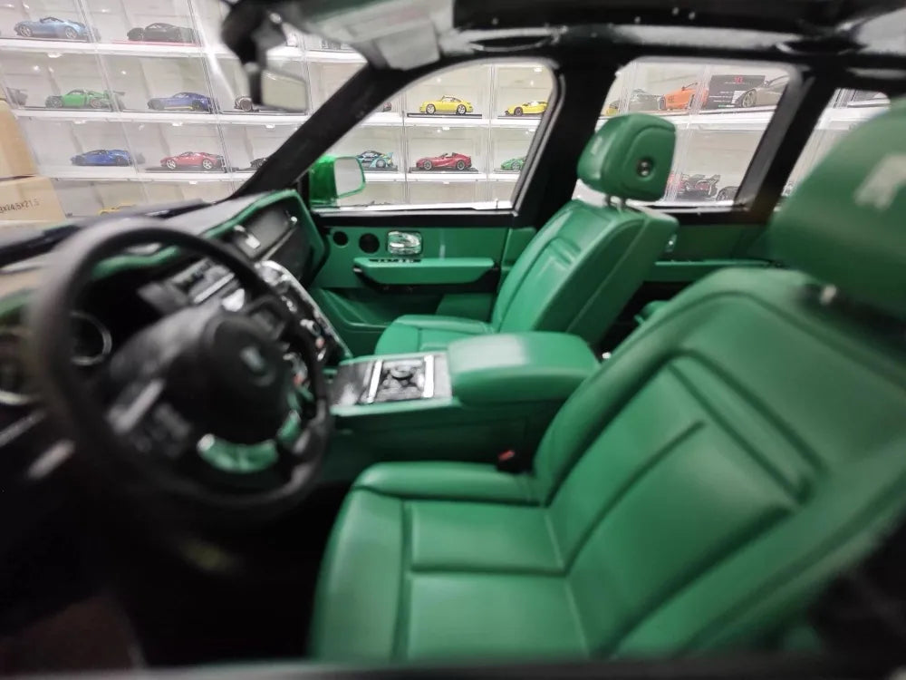 [Henson & Heaven] 1:18 Rolls-Royce 2018 Cullinan verde modellino di auto resina