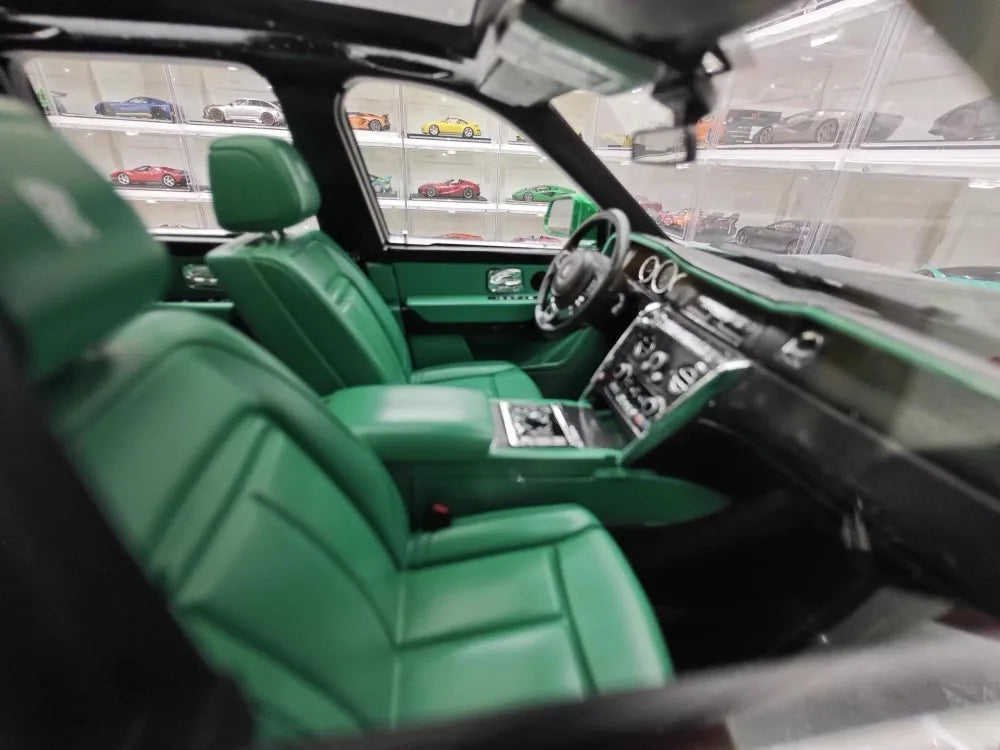 [Henson & Heaven] 1:18 Rolls-Royce 2018 Cullinan verde modellino di auto resina