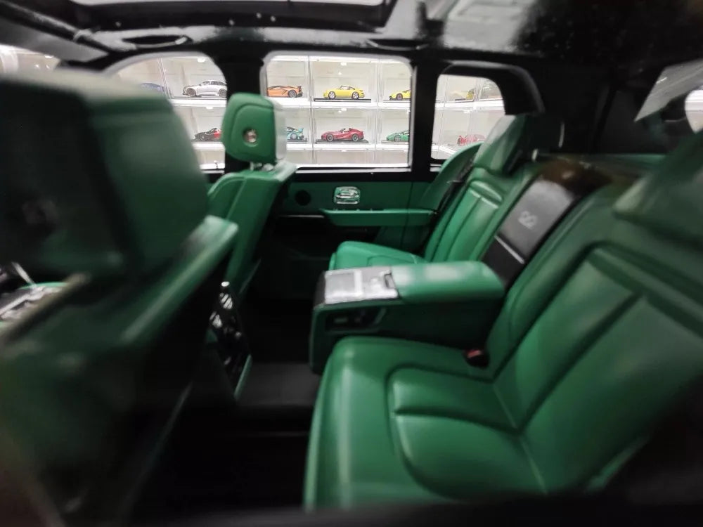 [Henson & Heaven] 1:18 Rolls-Royce 2018 Cullinan verde modellino di auto resina