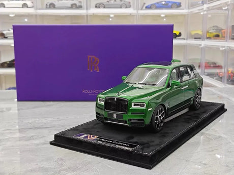 [Henson & Heaven] 1:18 Rolls-Royce 2018 Cullinan Green Model Car Resin