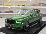 [Henson & Heaven] 1:18 Rolls-Royce 2018 Cullinan vert voiture miniature Resin