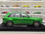 [Henson & Heaven] 1:18 Rolls-Royce 2018 Cullinan vert voiture miniature Resin
